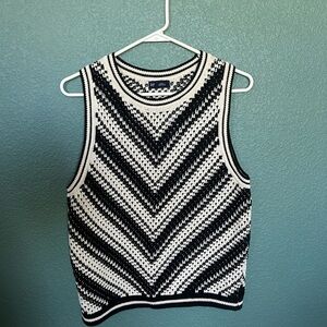 GAP Black and White Tank Top